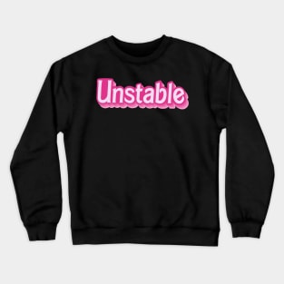 Unstable Barbie Pink Gradient Crewneck Sweatshirt